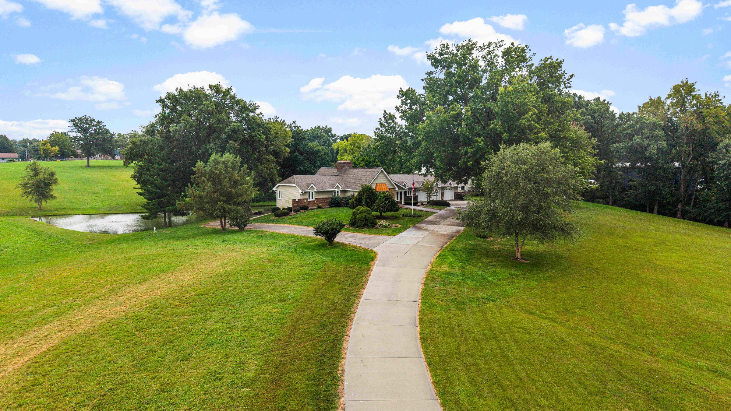 2303 Lynn Road from the air